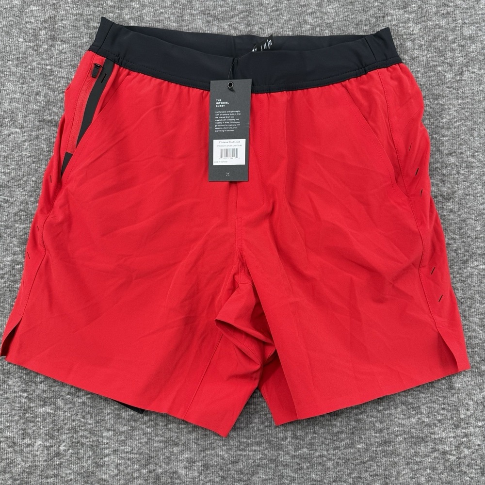 Ten Thousand Foundation Short TTSH003V6 Mens Size Medium Blue Lined NWT 7 Inch